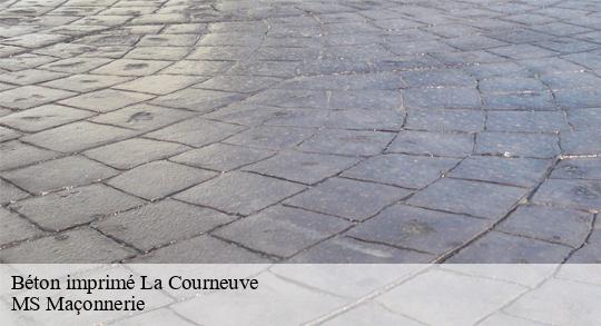 Béton imprimé