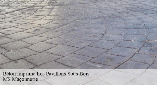 Béton imprimé