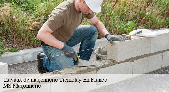 Travaux de maçonnerie