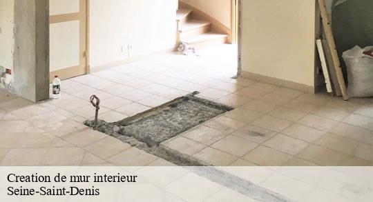 Creation de mur interieur