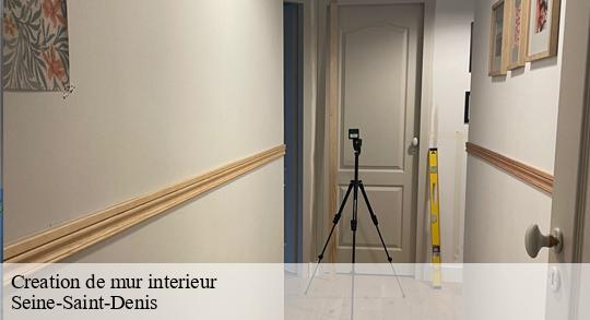 Creation de mur interieur