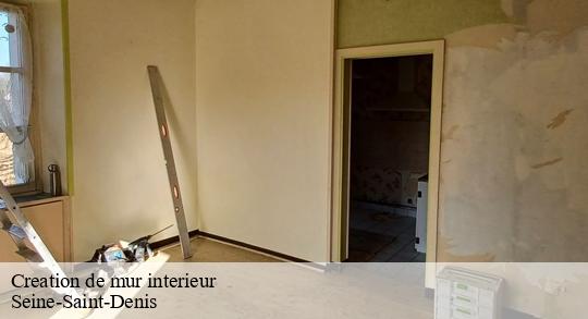 Creation de mur interieur