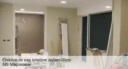 Creation de mur interieur