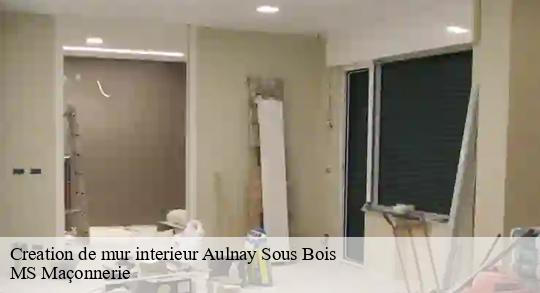 Creation de mur interieur