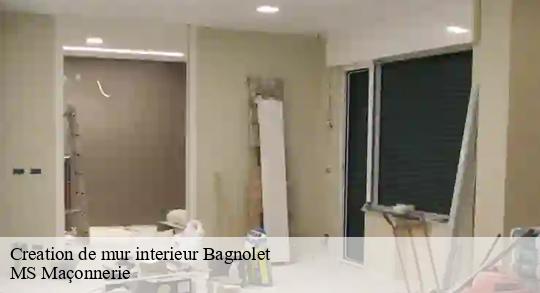 Creation de mur interieur