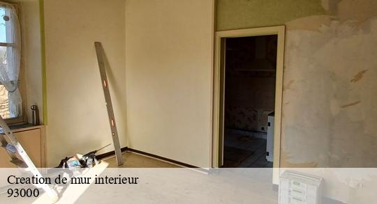 Creation de mur interieur