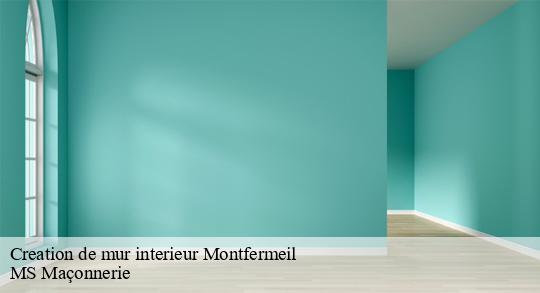 Creation de mur interieur