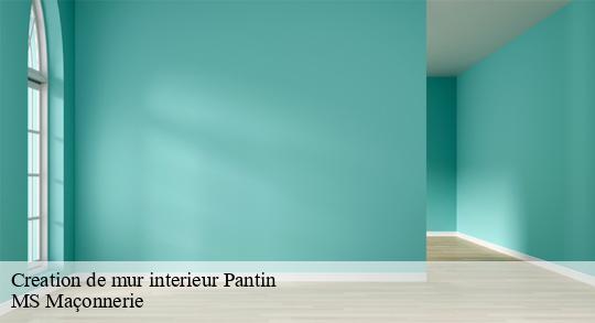 Creation de mur interieur