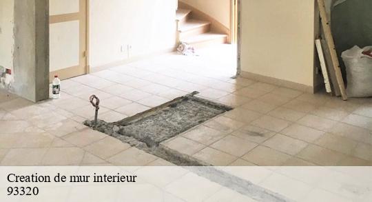 Creation de mur interieur