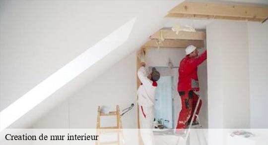 Creation de mur interieur