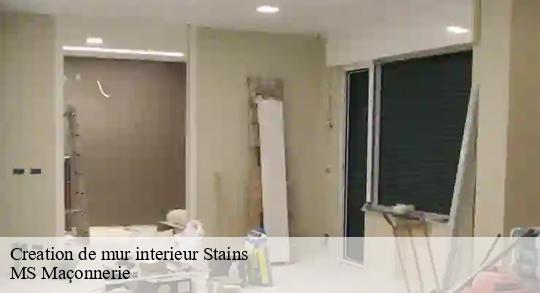 Creation de mur interieur