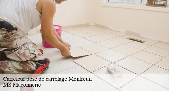 Carreleur pose de carrelage