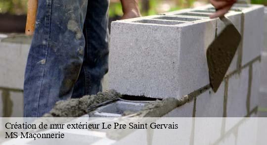 Création de mur extérieur